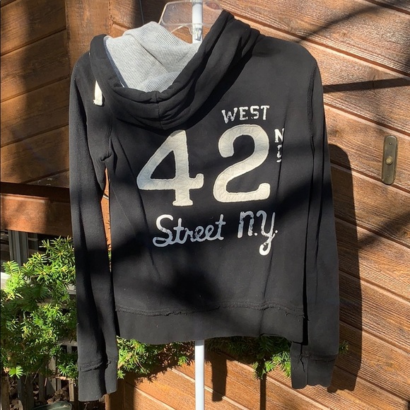 Black Aeropostale zip front sweatshirt - Picture 4 of 5